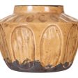 Vase Brown Ceramic 11,5 X 11,5 X 8,5 CM For Discount