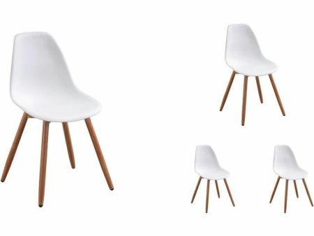 Garden chair White 50 x 55 x 85,5 cm (4 Pieces) Online