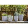 Planter Capi Europe Beige Plastic Circular 34 x 34 x 46 cm For Cheap