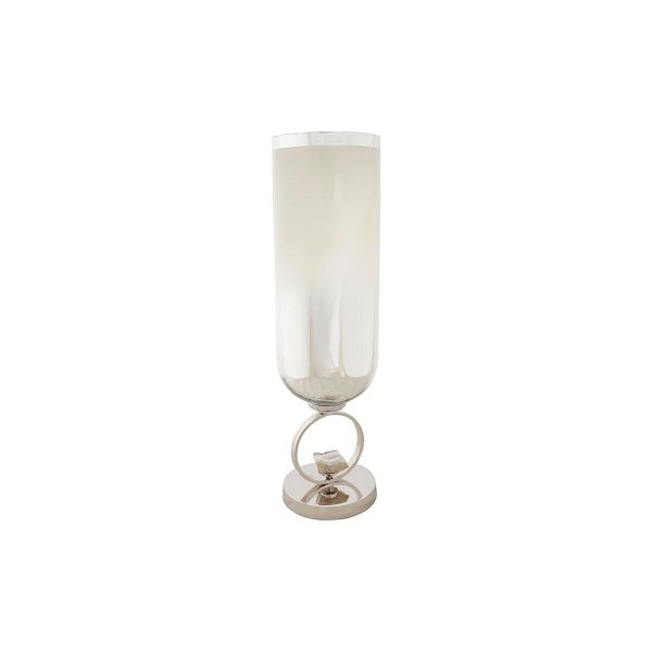 Vase DKD Home Decor Champagne Crystal Aluminium (15 x 15 x 56 cm) Sale