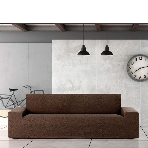 Sofa Cover Eysa TROYA Brown 70 x 110 x 240 cm Cheap