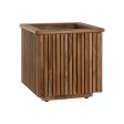 Planter Home ESPRIT Teak 34,5 x 34,5 x 37 cm Online Hot Sale