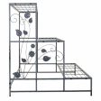 Flower Pot Stand Alexandra House Living Grey Iron 66 x 74 x 80 cm Online now