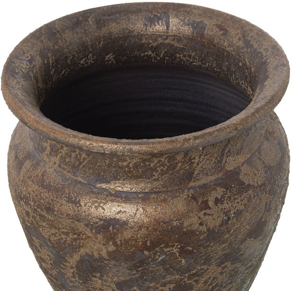 Planter Alexandra House Living Golden Ceramic 22 x 23 x 28 cm Online Hot Sale