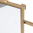 Wall mirror Alexandra House Living Golden Metal 7 x 113 x 53 cm For Sale