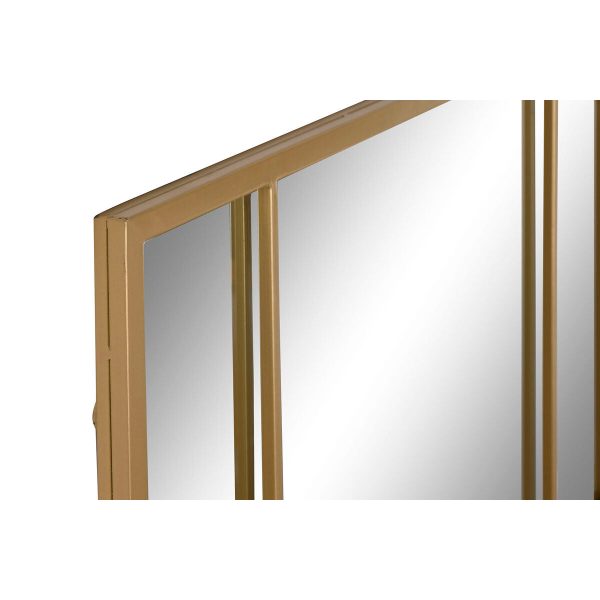 Wall mirror Home ESPRIT Golden 60 x 2 x 150 cm For Cheap