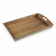 Tray Versa Wood Bamboo 32 x 6,5 x 50 cm Black Supply