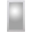 Wall mirror Alexandra House Living White Worn Rectangular For Cheap