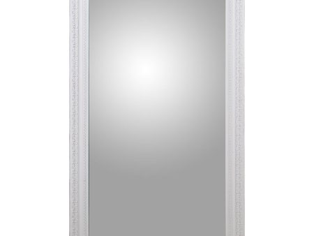 Wall mirror Alexandra House Living White Worn Rectangular For Cheap