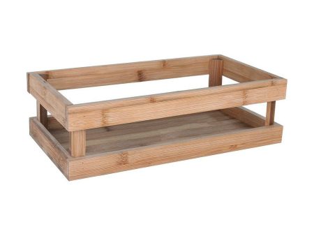 Storage Box Inde Bamboo 32,5 x 17,6 x 10 cm (3 Units) Cheap