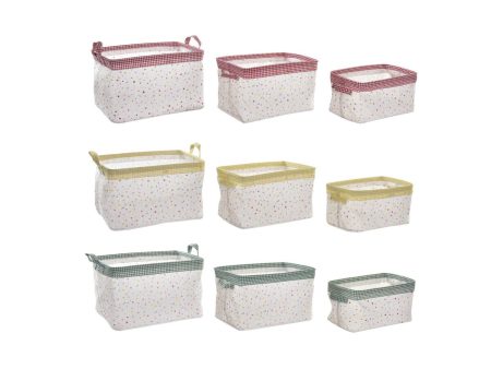 Basket set DKD Home Decor 35 x 21 x 20 cm For Sale