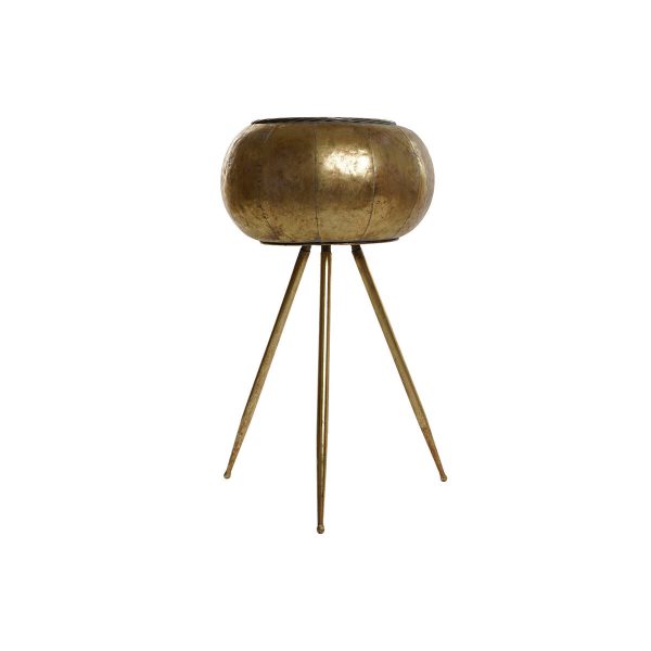 Planter Home ESPRIT Golden Metal Modern 38 x 38 x 68 cm Hot on Sale