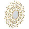 Wall mirror Alexandra House Living Golden 2 x 79 x 79 cm Circle Cheap