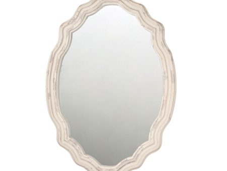 Wall mirror Romimex Grey Wood 61 x 86 x 3 cm Cheap