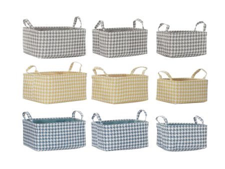 Basket set DKD Home Decor 40 x 30 x 20 cm For Discount