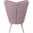 Armchair Alexandra House Living Pink 65 x 99 x 71 cm For Discount