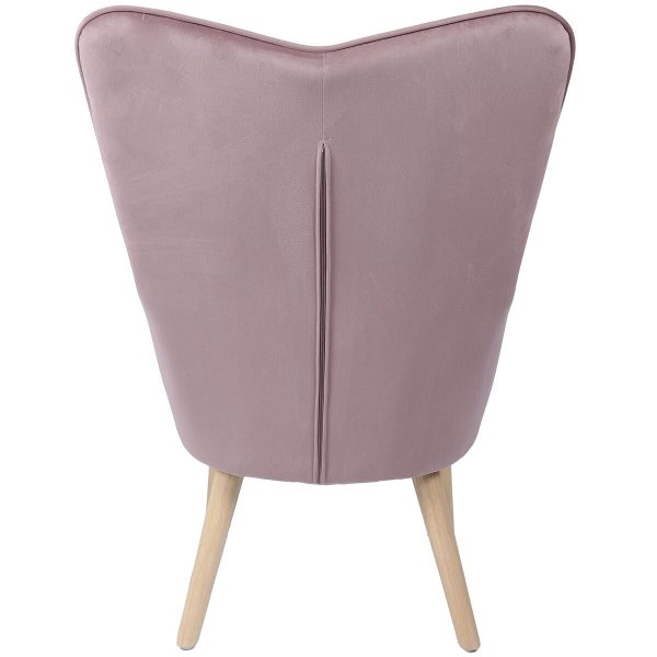 Armchair Alexandra House Living Pink 65 x 99 x 71 cm For Discount