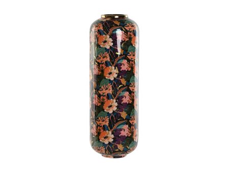 Vase Home ESPRIT Multicolour Metal 25 x 25 x 70 cm Supply