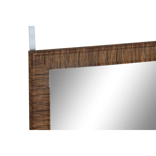 Wall mirror Home ESPRIT Brown Beige Grey Natural 35 x 2 x 125 cm (4 Units) For Cheap