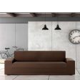 Sofa cover set Eysa TROYA Brown 70 x 110 x 210 cm 2 Pieces Supply