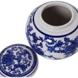 Vase Alexandra House Living Blue Ceramic 10 x 11 x 10 cm For Cheap