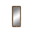 Wall mirror Home ESPRIT Natural 66 X 3,5 X 153 CM Sale