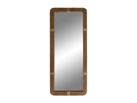 Wall mirror Home ESPRIT Natural 66 X 3,5 X 153 CM Sale