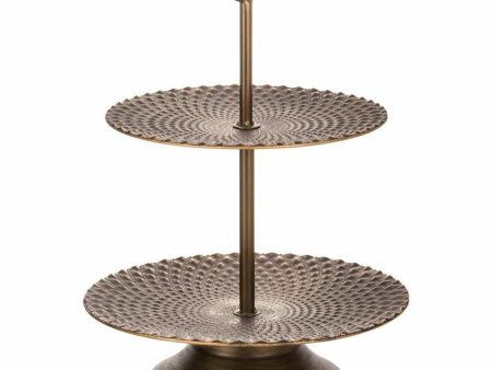 Centerpiece Alexandra House Living Golden Iron 35 x 48 x 35 cm Fashion