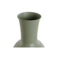 Vase Home ESPRIT Green Cream Metal 20 x 20 x 34,5 cm (2 Units) Fashion