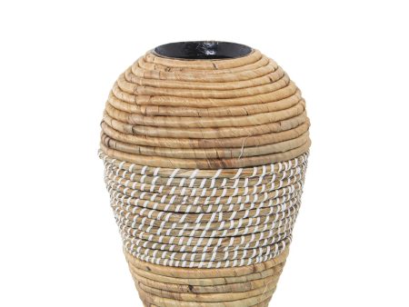 Vase Alexandra House Living Seagrass 21 x 21 x 30 cm Fashion