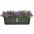 Planter Elho   50 cm Black Plastic Fashion