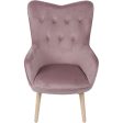 Armchair Alexandra House Living Pink 65 x 99 x 71 cm For Discount