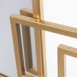 Wall mirror Alexandra House Living Golden 120 x 2 x 53 cm Geometric Supply