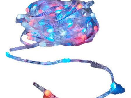 Wreath of LED Lights Multicolour (10 m) For Cheap