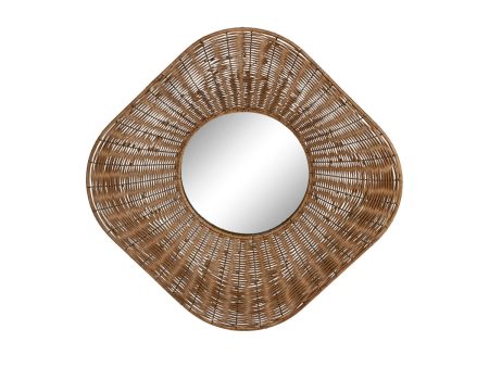 Wall mirror Home ESPRIT Bali 102 X 13,5 X 102 cm Fashion