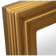 Wall mirror Alexandra House Living Golden Window Rectangular Discount