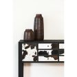 Vase Home ESPRIT Brown Black Resin Colonial 20 x 20 x 48 cm Supply