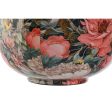 Vase Home ESPRIT Multicolour Pink Metal 25 x 25 x 69,3 cm Online Sale