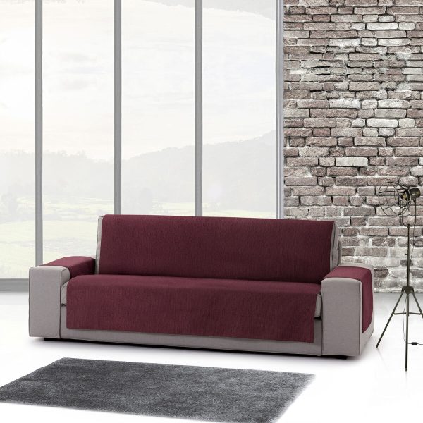 Sofa Cover Eysa MID Burgundy 100 x 110 x 190 cm For Cheap