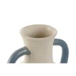 Vase Home ESPRIT Blue Beige Ceramic Mediterranean 15 x 15 x 25 cm Sale