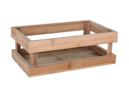 Storage Box Inde Bamboo 26,5 x 16,2 x 10 cm (3 Units) on Sale