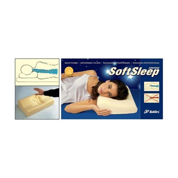 Ergonomic Pillow for Knees and Legs Mobilex SoftSleep 50 x 10 x 30 cm on Sale