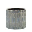 Planter Alexandra House Living Grey Ceramic 14 x 13 x 14 cm Sale