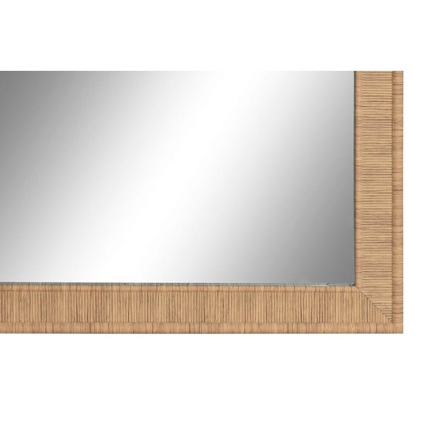 Wall mirror Home ESPRIT Brown Natural Scandi 93,5 X 2,5 X 134 cm (2 Units) Cheap