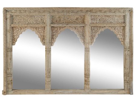 Wall mirror Home ESPRIT Natural 160 x 12 x 110 cm Supply