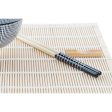 Sushi Set DKD Home Decor 14,5 x 14,5 x 31 cm Black Stoneware Oriental (16 Pieces) Hot on Sale