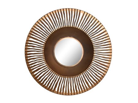 Wall mirror Home ESPRIT Copper 70 x 8,5 x 70 cm Online