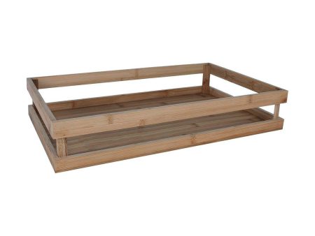 Storage Box Inde Bamboo 53 x 32,5 x 10 cm (3 Units) Online Sale