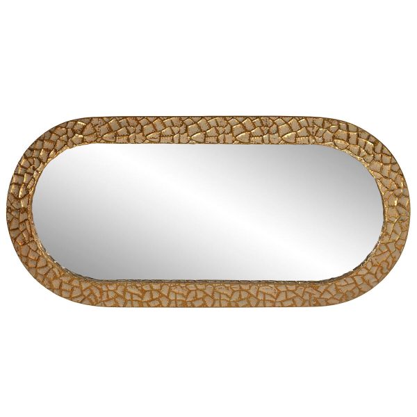 Wall mirror Home ESPRIT Golden Modern 60 x 6,5 x 126,5 cm Online