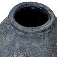 Vase Alexandra House Living Grey Ceramic 19 x 19 cm For Cheap